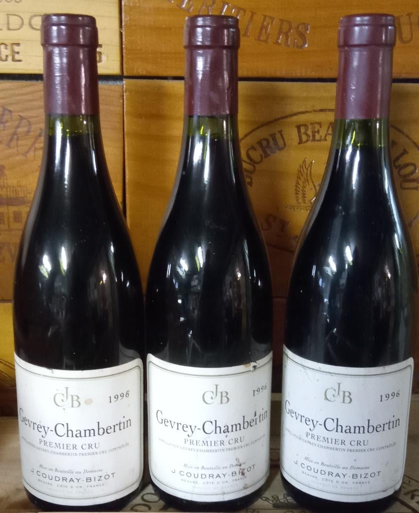 GEVREY-CHAMBERTIN - PREMIER CRU - 1996, Verzamelen, Wijnen, Ophalen, Frankrijk, Nieuw, Rode wijn