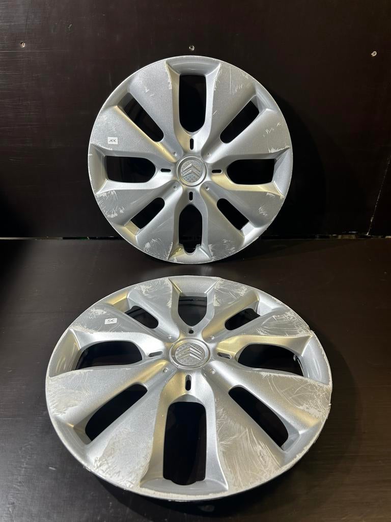 2 enjoliveurs Citroën C1 C2 berlingo saxo 14", Autos : Divers, Enjoliveurs, Enlèvement ou Envoi, Utilisé