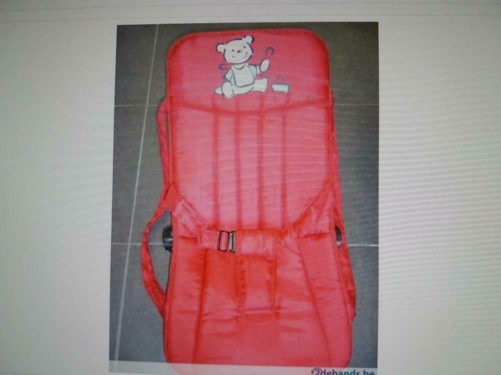 draagbare rode relax met beer op, Enlèvement, Comme neuf, Chaise rebondissante, Autres marques