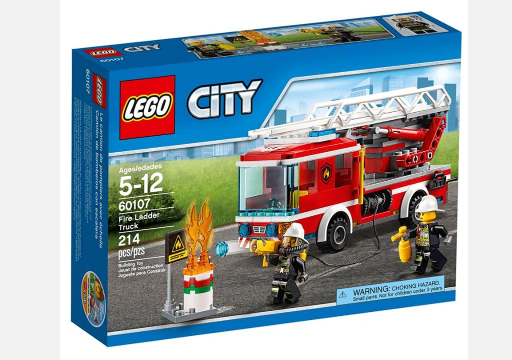 Lego Ladderwagen - 60107, Ophalen, Zo goed als nieuw, Complete set, Lego