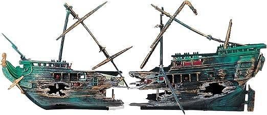 Aquariumdecoratie | schip | GRATIS LEVERING, Dieren en Toebehoren, -, Verzenden, Overige typen, Nieuw
