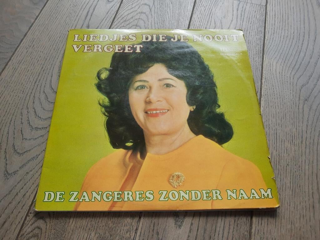 Dubbel LP Zangeres zonder naam  liedjes die je nooit vergeet, Cd's en Dvd's, Ophalen of Verzenden, Zo goed als nieuw