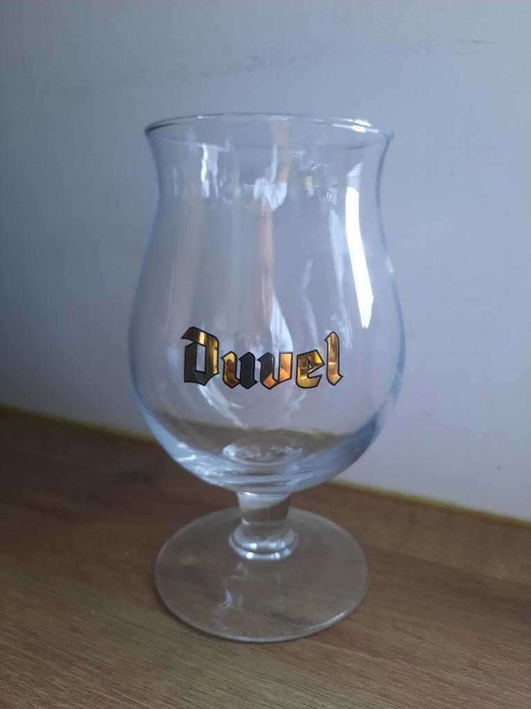Glas Duvel - gouden letters, Ophalen of Verzenden, Nieuw, Bierglas