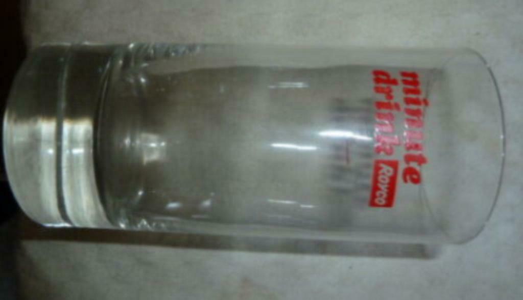 # limonade glas MINUTE DRINK ROYCO, Collections, Enlèvement ou Envoi, Utilisé, Verre à soda