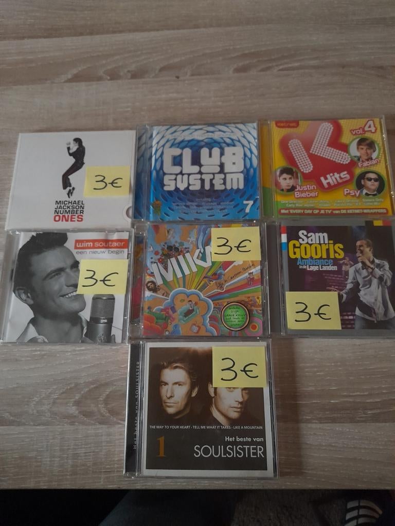 CD'S van mijn vrouwke en veel dat wij samen dubbel hebben, CD & DVD, CD | Compilations, Utilisé, Enlèvement ou Envoi