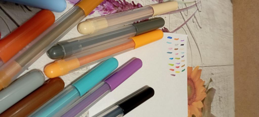 65 marqueurs et feutres en tout genre., Hobby & Loisirs créatifs, Enlèvement ou Envoi, Comme neuf, Crayon ou Feutre