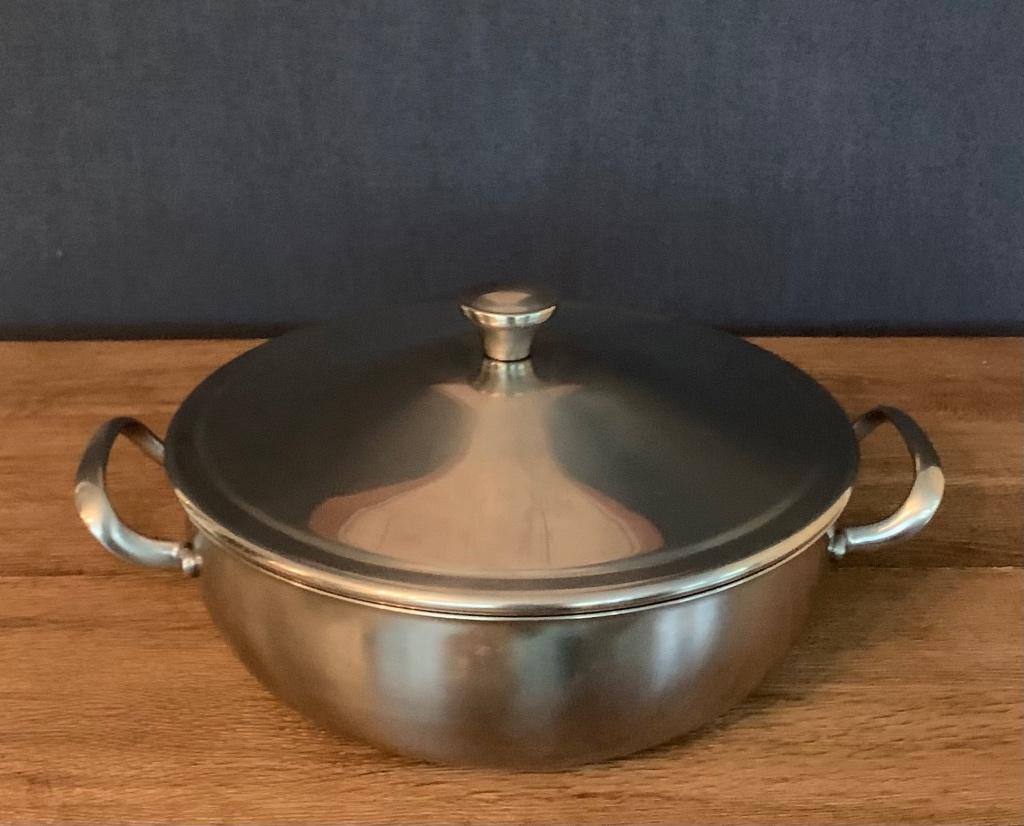 bol de service, soupière, bol à réchaud inox - ÉTAT NEUF, Enlèvement ou Envoi, Neuf, Inox, Autres types