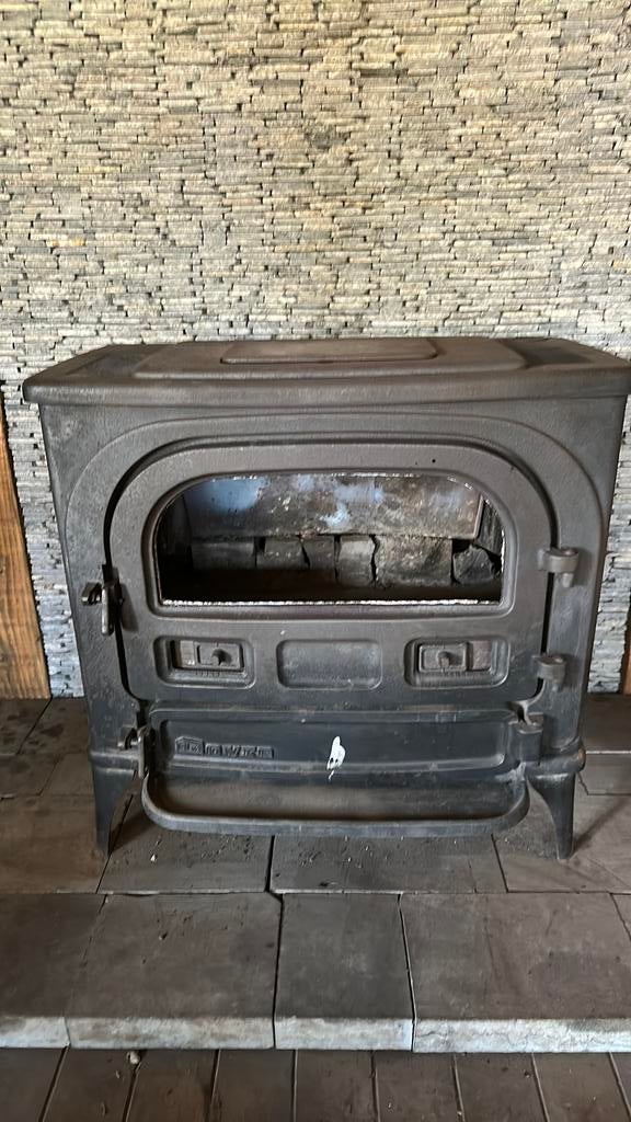 Dovre hout kachel 120€, Huis en Inrichting, Kachels, Ophalen, Gebruikt, Houtkachel, Vrijstaand