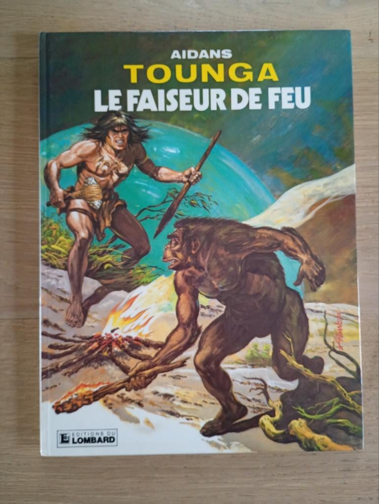 Tounga 7 Le faiseur de feu Aidans EO TBE, Livres, BD, Edouard Aidans, Enlèvement ou Envoi, Une BD, Utilisé