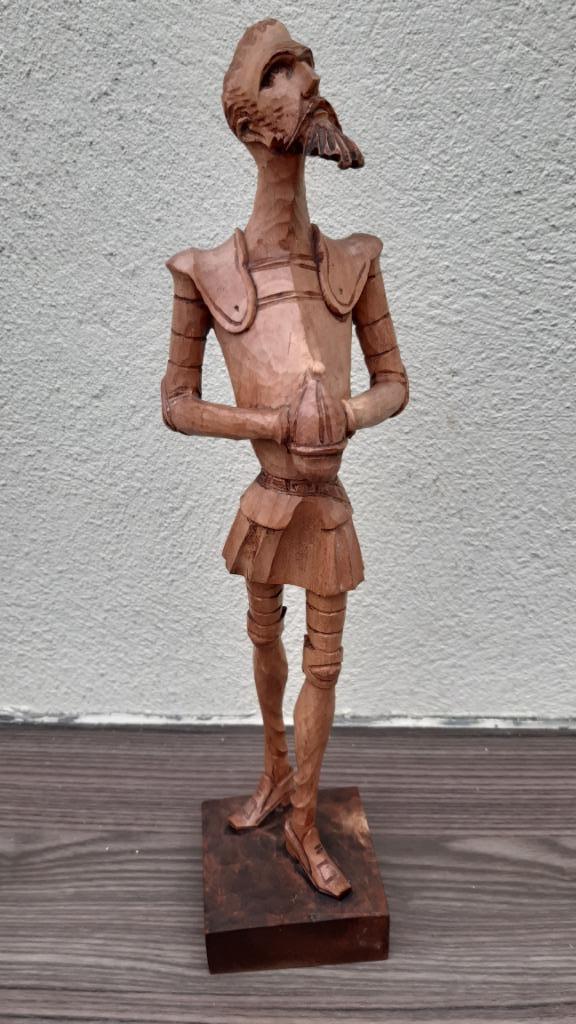 Houten beeld(je) van  Don Quichot..., Ophalen