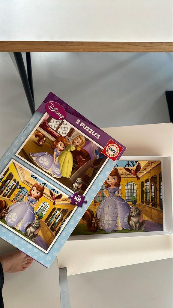 Puzzelset prinses Sofia 48suks, Kinderen en Baby's, Ophalen of Verzenden