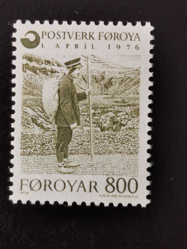 Îles Féroé/Foroyar 1976 - facteur **, Timbres & Monnaies, Timbres | Europe | Scandinavie, Enlèvement ou Envoi, Danemark, Non oblitéré