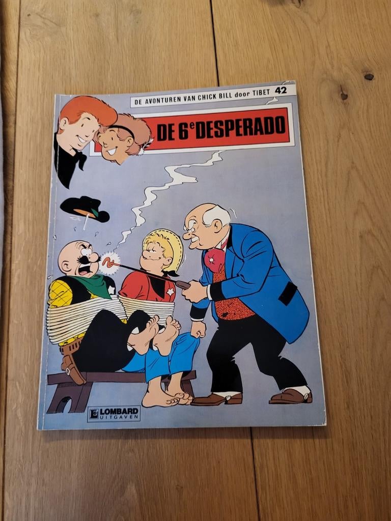 Chick Bill - 42. De 6e desperado, Tibet, Eén stripboek, Ophalen of Verzenden, Zo goed als nieuw