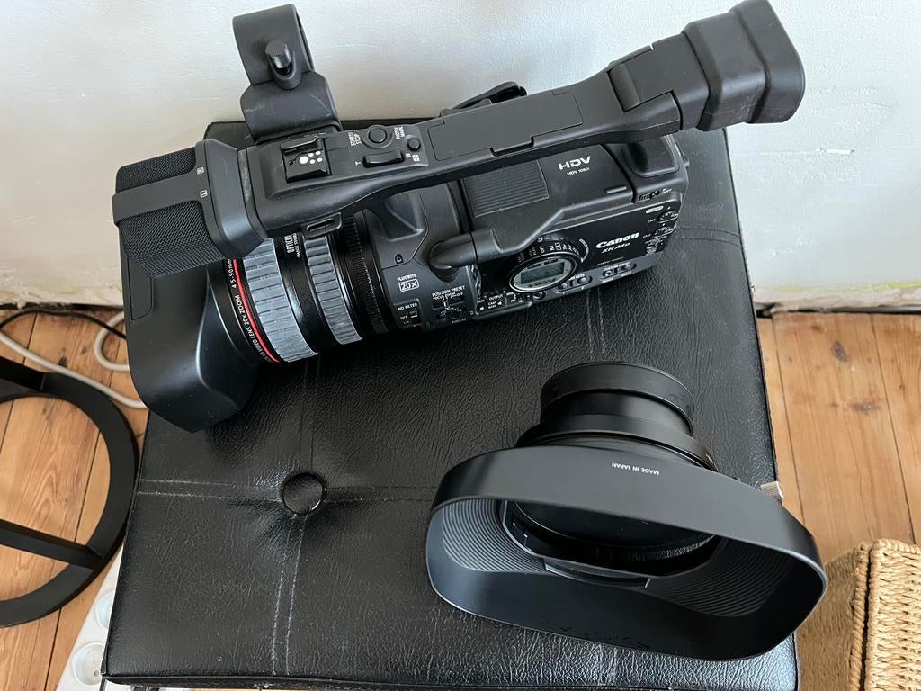 Canon XHA1S + grand angle + sac de transport, Ophalen, Zo goed als nieuw