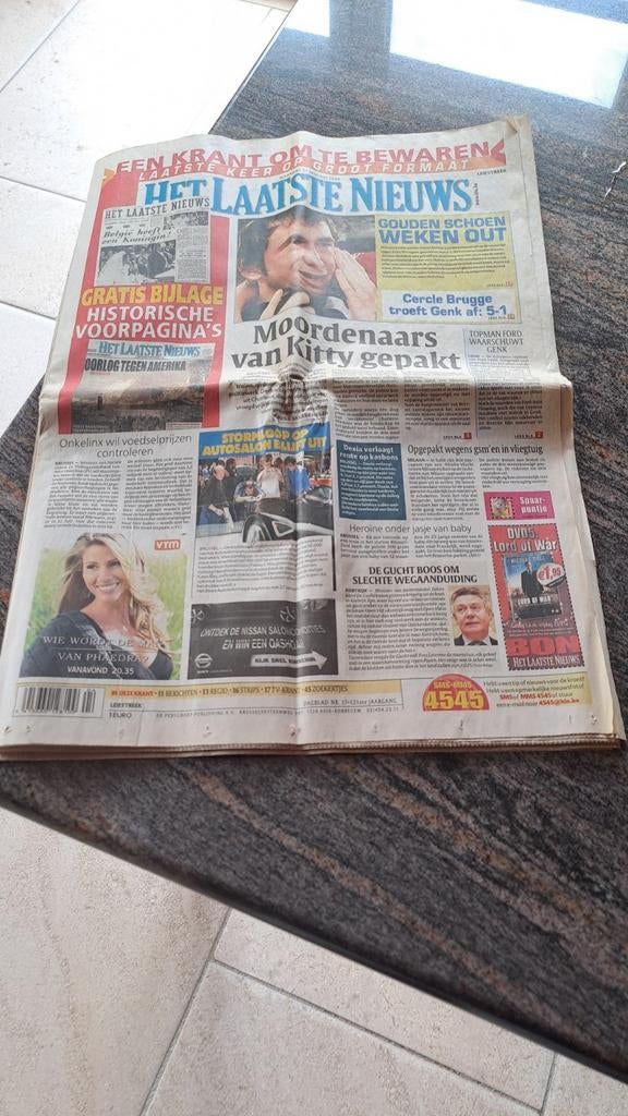 Het Laatste Nieuws, Verzamelen, Ophalen