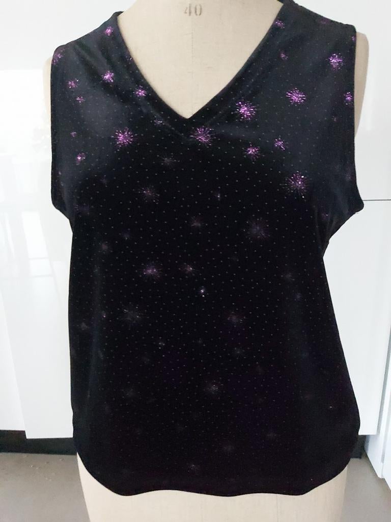 Donkerpaarse blouse M, Kleding | Dames, Maat 38/40 (M), M&S mode, Paars, Ophalen of Verzenden