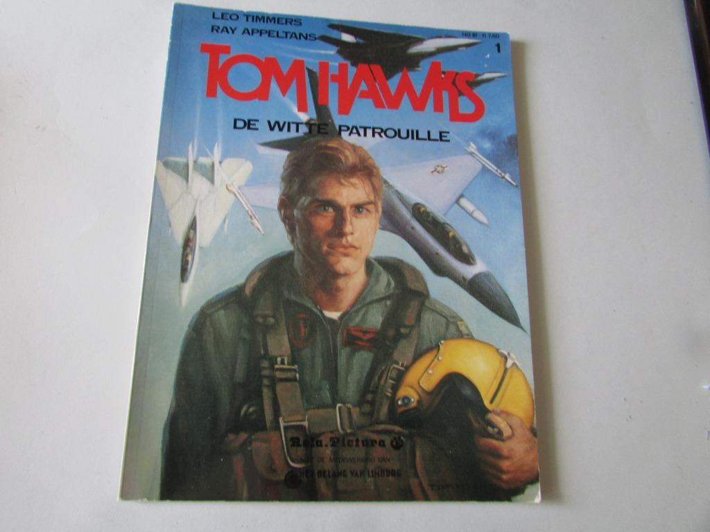 TOM HAWKS, DE WITTE PATROUILLE, Boeken, Leo Timmers, Verzenden, Eén stripboek, Zo goed als nieuw