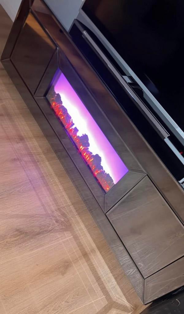 Meuble télé cheminée, Enlèvement, Comme neuf