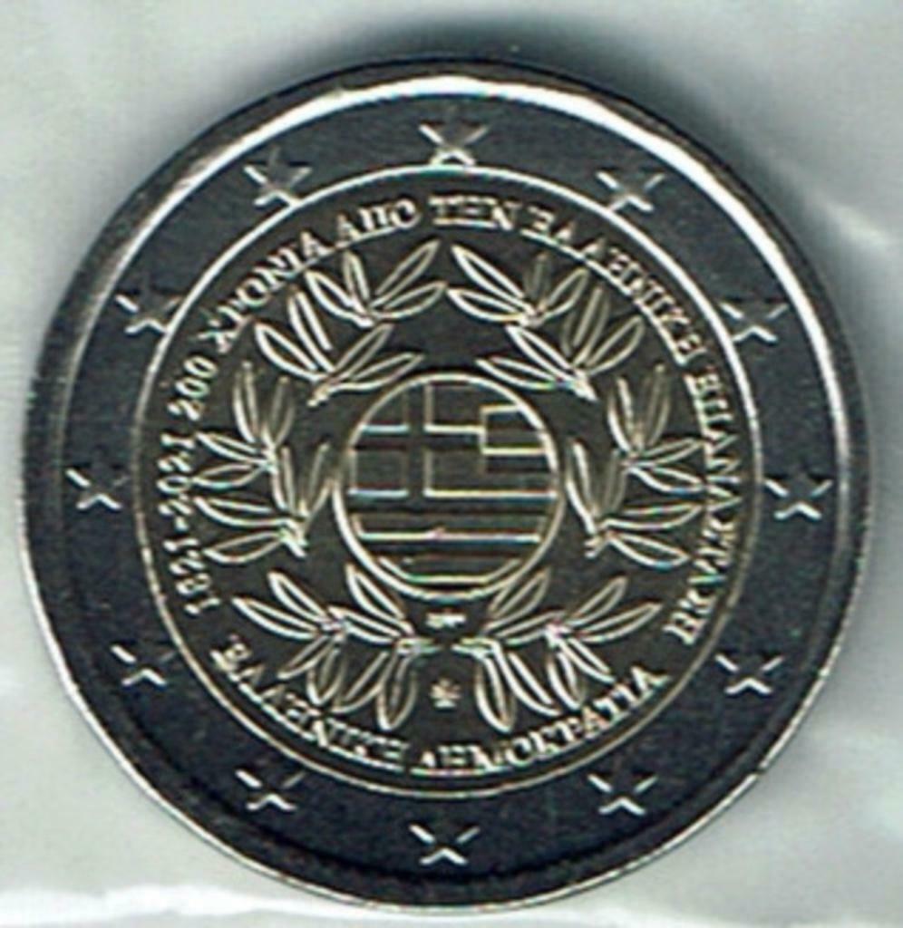 2 euro Griekenland 2021 Griekse Revolutie UNC, Verzenden, Griekenland, 2 euro, Losse munt