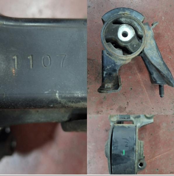 SUPPORT  MOTEUR ARRIERE AURIS 1.4D/66KW/08', Enlèvement ou Envoi, Utilisé, Toyota