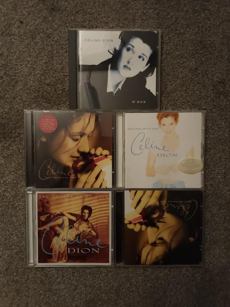 Lot 5 cd's celine dion, Ophalen of Verzenden