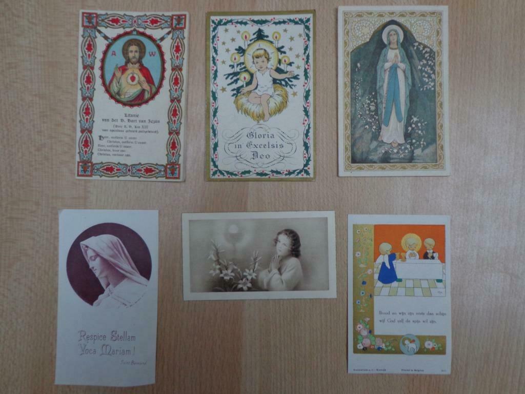 antiek bidprentjes, Ophalen of Verzenden
