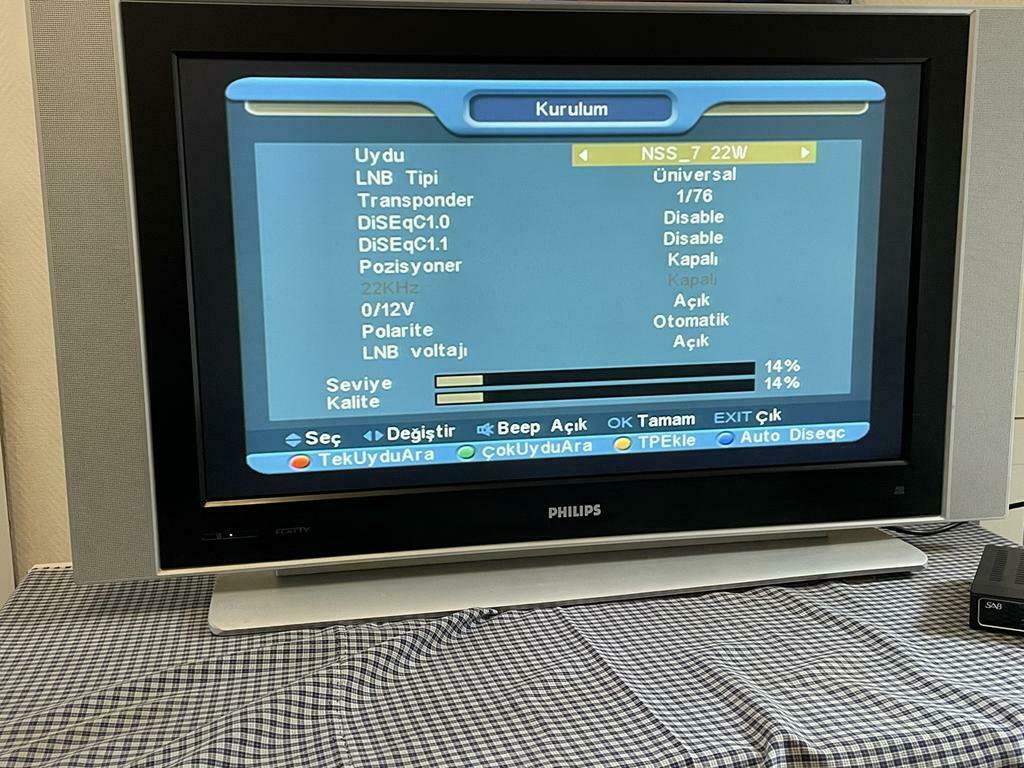 Tv Philips+sateliet Sab, TV, Hi-fi & Vidéo, Philips, LCD, Enlèvement, Utilisé