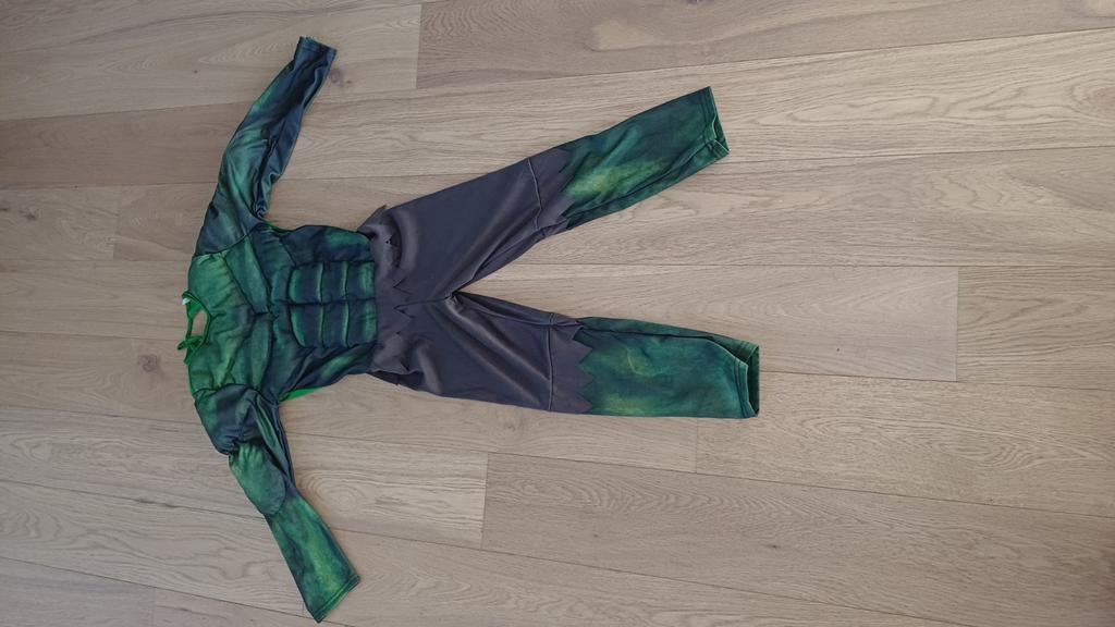 Verkleedkleding de hulk, Ophalen