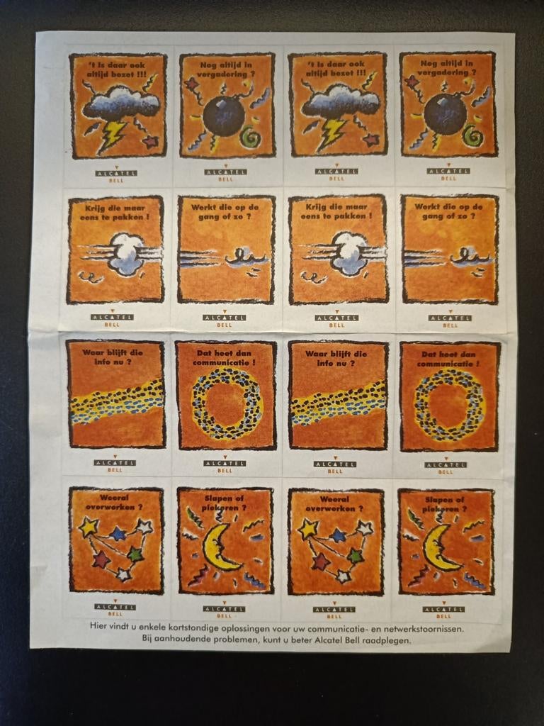 Alcatel stickers., Ophalen of Verzenden, Zo goed als nieuw, Overige typen
