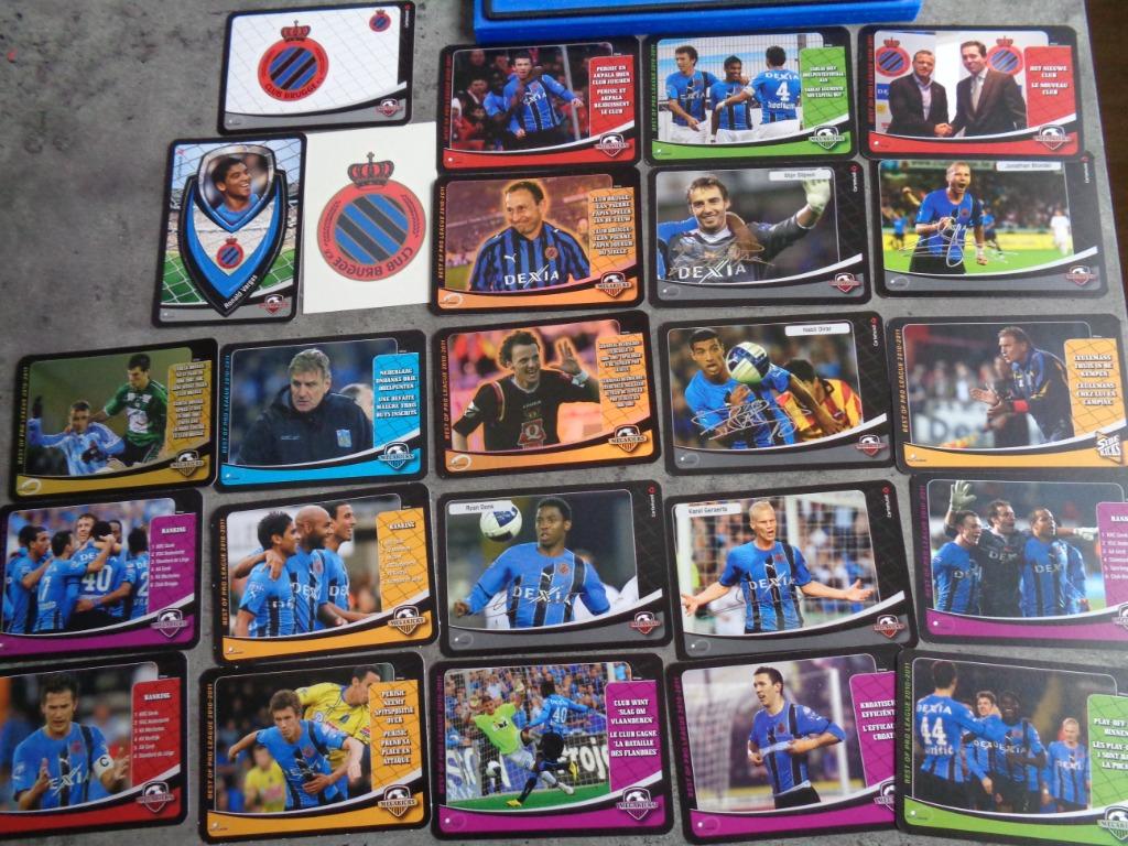 CARTES DE FOOTBALL   MEGAKICKS 2010/11  24X CLUB BRUGES *, Enlèvement ou Envoi