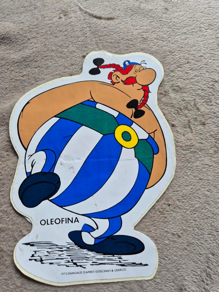 Sticker obelix Asterix, Ophalen of Verzenden