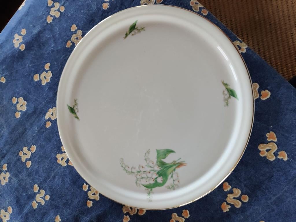 plat porcelaine, Antiquités & Art, Enlèvement