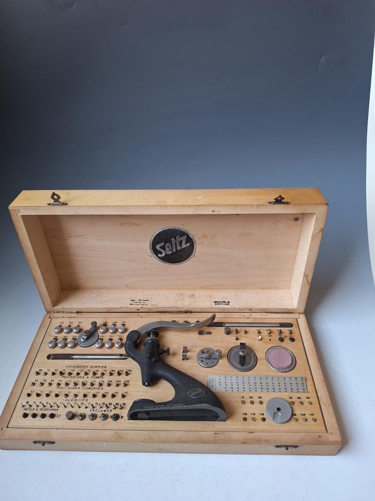 Bergeon Seitz Jewel tool set, grote set., Antiek en Kunst, Ophalen of Verzenden