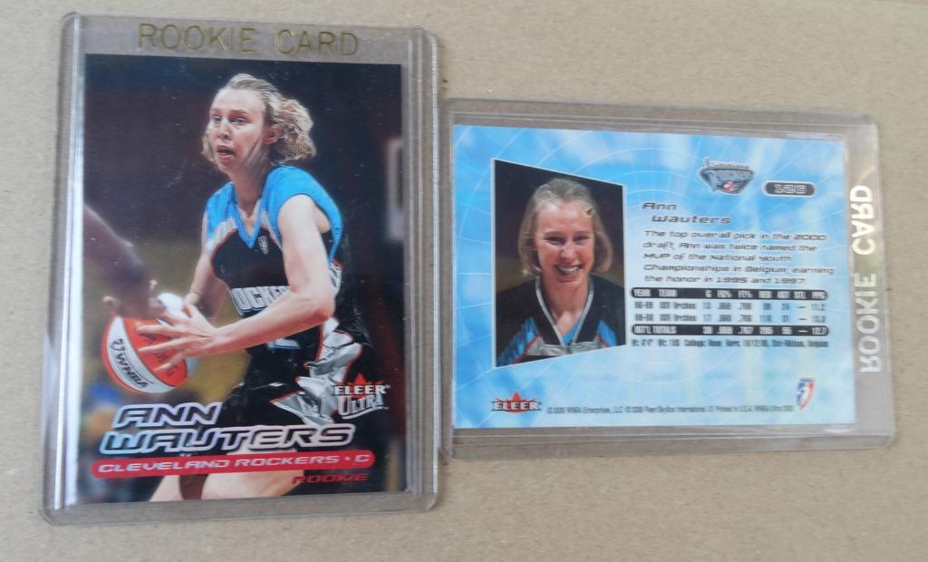 WNBA Ann Wauters 2000 Ultra Rookie #126 - base - gold, Verzenden, Zo goed als nieuw, Overige typen