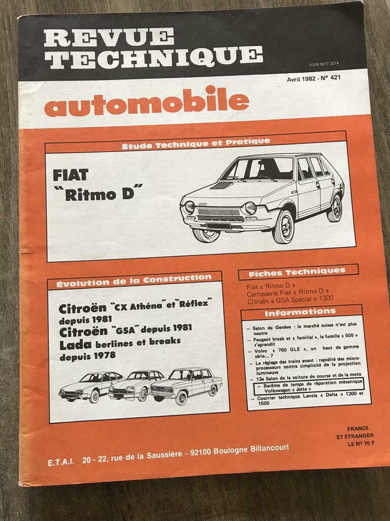 Fiât ritmo D 7€ envoie possible
