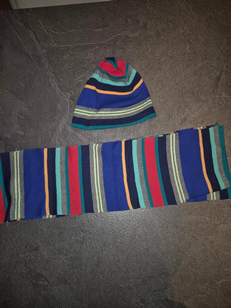 muts en sjaal H&M - maat 110-128, Kinderen en Baby's, Kinderkleding | Mutsen, Sjaals en Handschoenen, Ophalen, 110 t/m 116, Jongen of Meisje