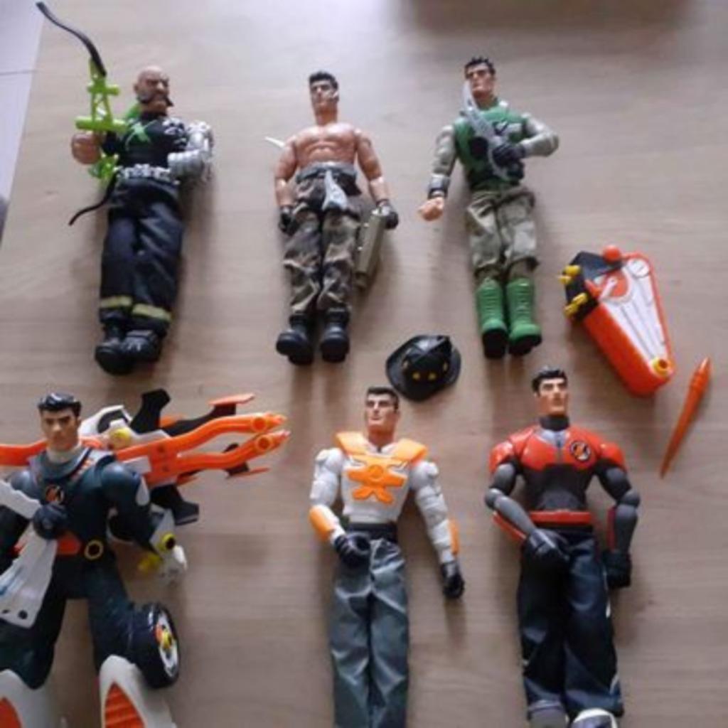 LOT D ACTION MAN AVEC ACCESSOIRES, Enlèvement, Utilisé
