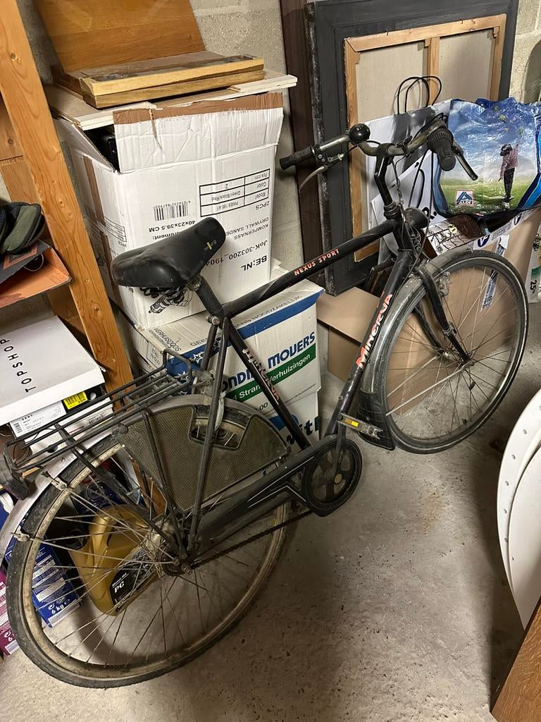 Minerva herenfiets, Enlèvement, Utilisé