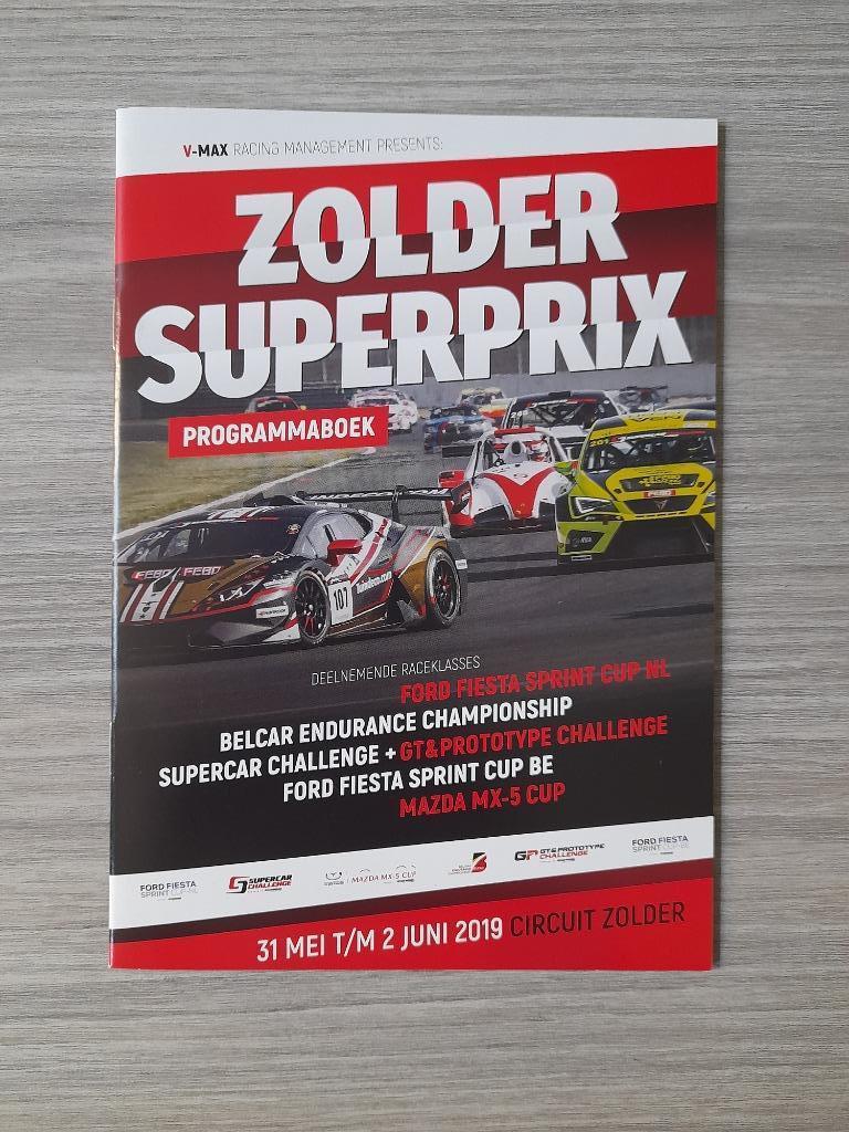 Zolder Superprix 2019 Circuit Zolder - Official Programme, Ophalen of Verzenden, Zo goed als nieuw, Overige merken