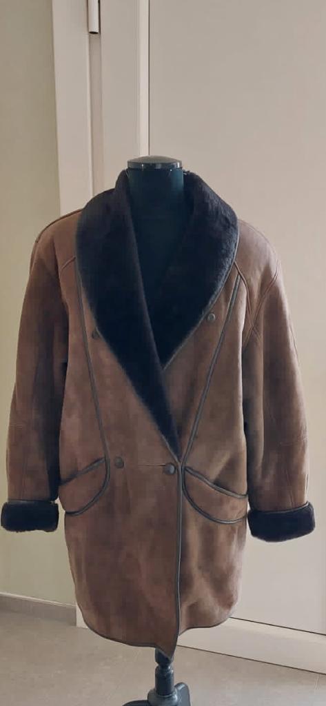 Lamon Nuytens damesjas, Taille 46/48 (XL) ou plus grande, Enlèvement ou Envoi, Comme neuf, Brun