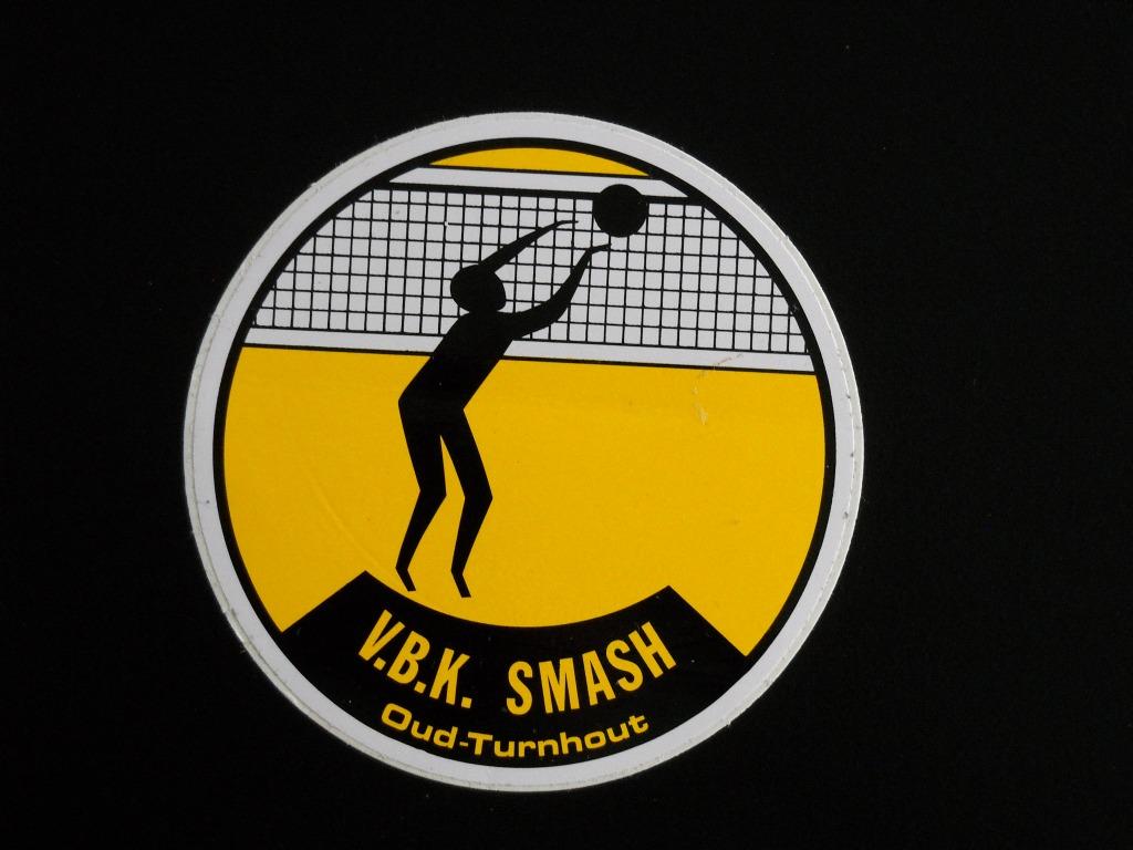 sticker VBK Smash Volleybal club Oud-Turnhout, Ophalen of Verzenden, Nieuw, Sport