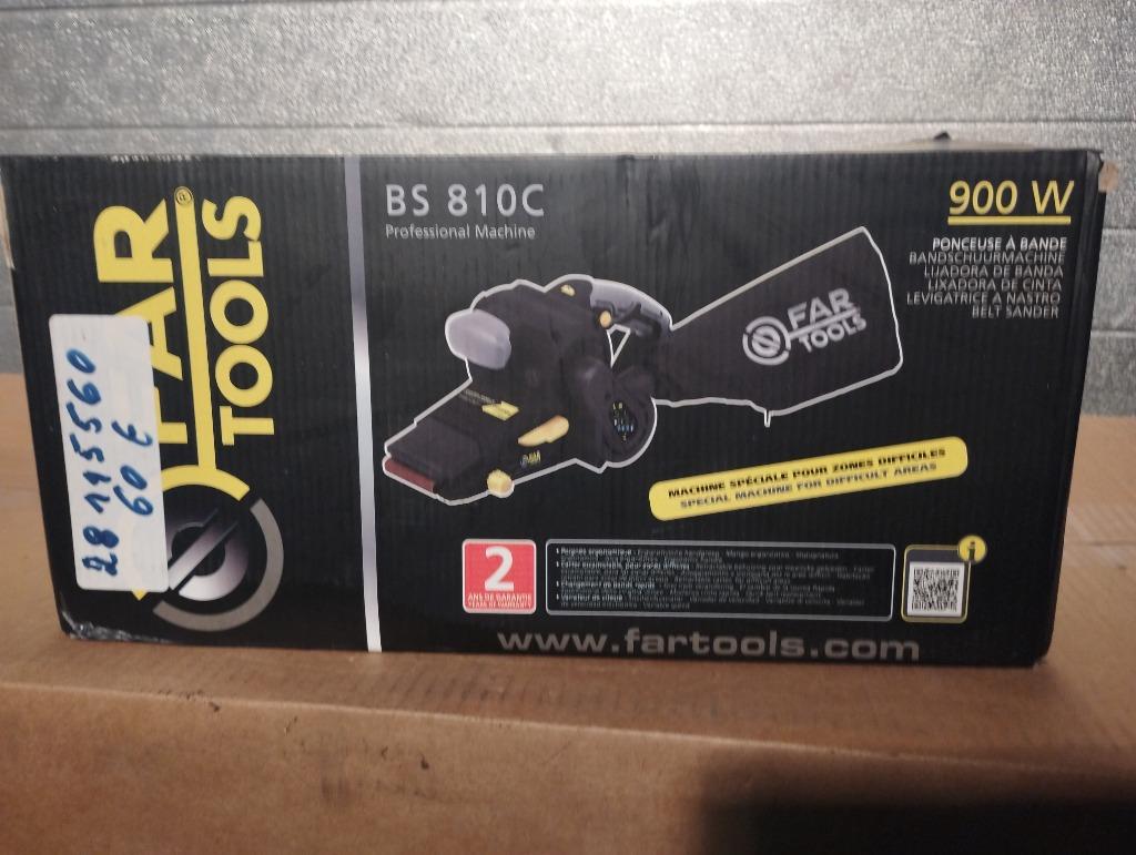 Ponceuse à bande FAR BS810C, Enlèvement, Neuf, 600 à 1200 watts, Ponceuse à bande