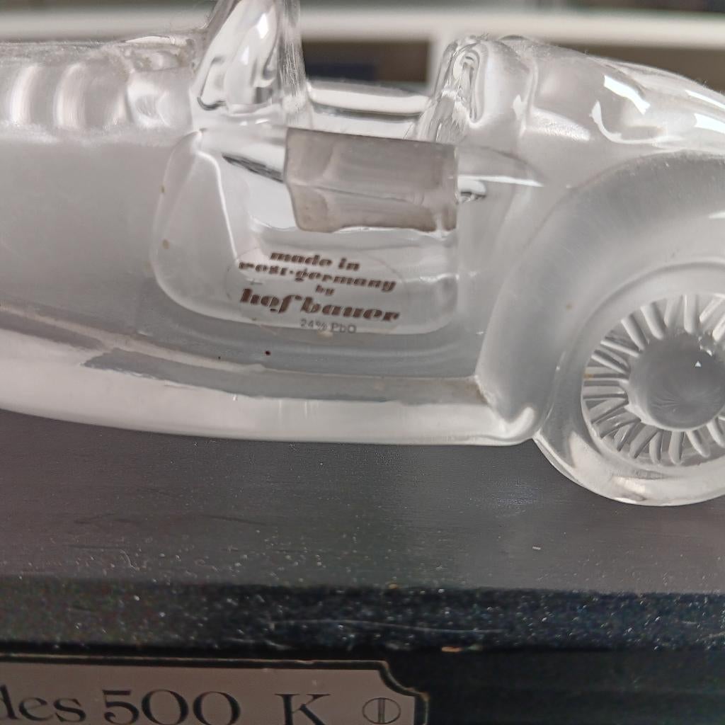 Glas kristallen Mercedes auto type 500K, Verzamelen, Ophalen, Nieuw