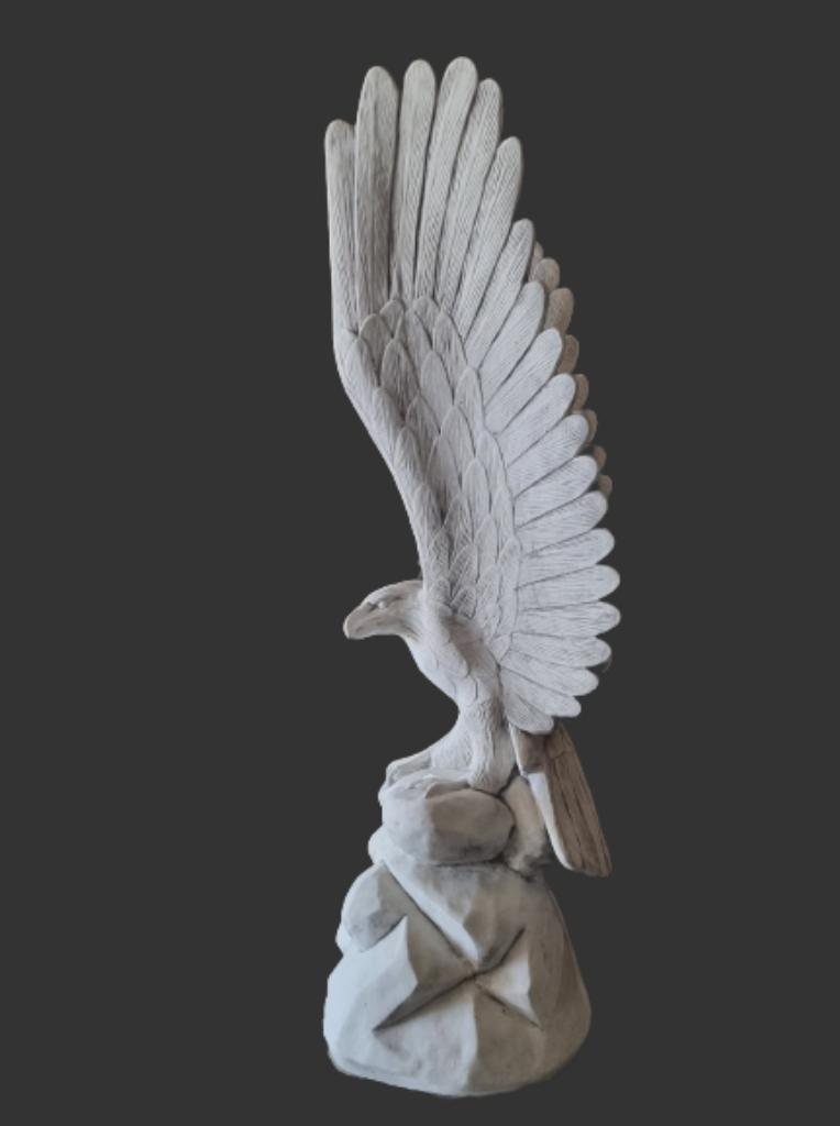 H1487 arend vleugels recht 170 cm, Ophalen, Nieuw, Beton, Dierenbeeld
