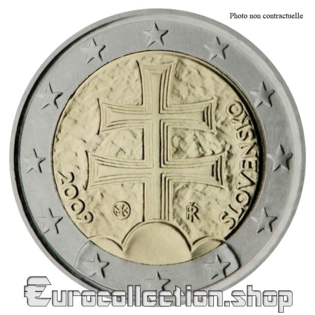 2 EUROS SLOVAQUIE 2009, Postzegels en Munten, Munten | Europa | Euromunten, Ophalen, Slowakije, 2 euro, Losse munt
