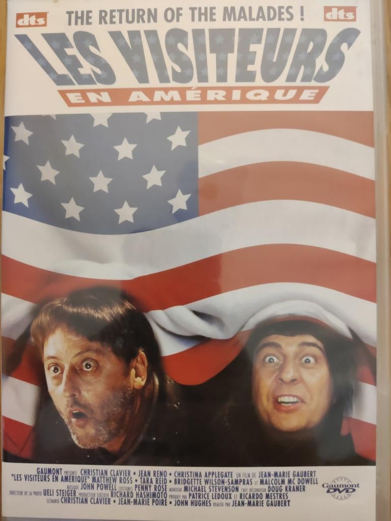 Les Visiteurs En Amerique (2000) (Christian Clavier) DVD, Ophalen of Verzenden, Zo goed als nieuw