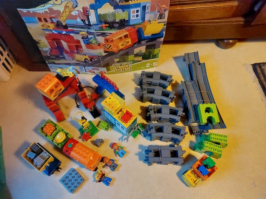 Lego duplo; treinset nr 10508+10506, Ophalen of Verzenden, Zo goed als nieuw, Duplo