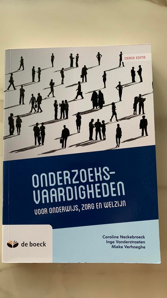 Onderzoeksvaardigheden, Ophalen of Verzenden, Nieuw, De boeck