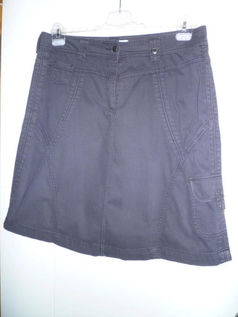 Grijze jeansrok Liberty Island maat 44, Kleding | Dames, Rokken, Zo goed als nieuw, Maat 42/44 (L), Grijs, Knielengte, Ophalen of Verzenden
