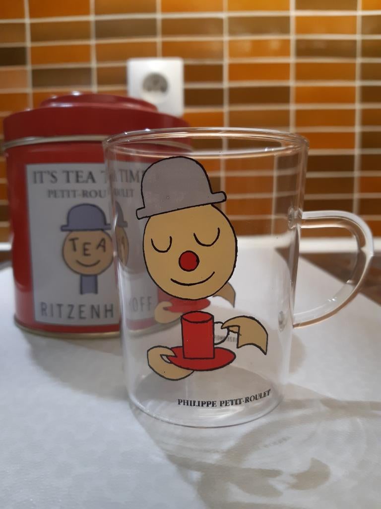 Theeglas Ritzenhoff - Philippe Petit-Roulet 1998, Verzamelen, Ophalen of Verzenden